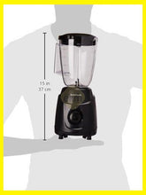 Cargar imagen en el visor de la galería, LICUADORA TAURUS RAGAZZA GLASS 300 WATTS 2 VEL COLOR NEGRO