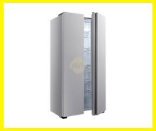 Cargar imagen en el visor de la galería, REFRIGERADORA HISENSE SIDE BY SIDE 16 PIES CUBICOS COLOR GRIS DOBLE PUERTA