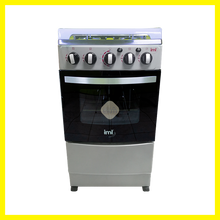 Cargar imagen en el visor de la galería, Estufa con horno de 4 quemadores y tapa vidrio templado IML