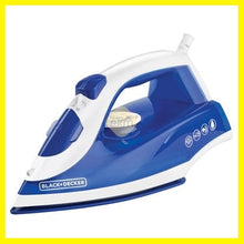 Cargar imagen en el visor de la galería, Plancha de vapor Black & Decker suela antiadherente IRBD202