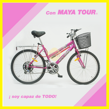 Cargar imagen en el visor de la galería, BICICLETA MAYA TOUR 24 DE DAMA 18 VELOCIDADES