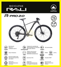 Cargar imagen en el visor de la galería, Bicicleta Rali R-PRO 2.0 Frenos de Disco Hidráulicos