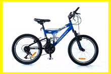 Cargar imagen en el visor de la galería, BICICLETA SHIMANO SP-100 20 DOBLE SUSPENSION 18 VEL