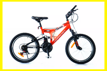 Cargar imagen en el visor de la galería, BICICLETA SHIMANO SP-100 20 DOBLE SUSPENSION 18 VEL
