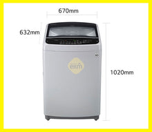 Cargar imagen en el visor de la galería, Lavadora LG Motor Smart Inverter, Smart Motion+Turbo Drum®, Pre-lavado+Normal, Carga Superior, 40lbs/18kg, color Gris