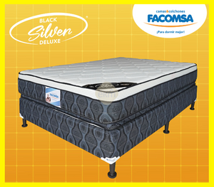 CAMA FACOMSA BLACK SILVER GALAXY DELUXE ORTO