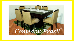 COMEDOR BRASIL 6 SILLAS