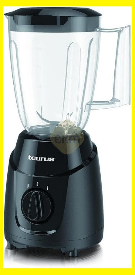 LICUADORA TAURUS RAGAZZA GLASS 300 WATTS 2 VEL COLOR NEGRO Tiendas EKM S.A