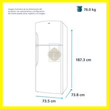 Cargar imagen en el visor de la galería, REFRIGERADORA MABE RMS510IAMRX0 18 PIES INOX CON DISPENSADOR
