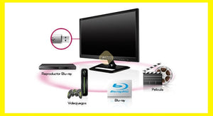 Reproductor de DVD LG DP132 con USB Direct Recording