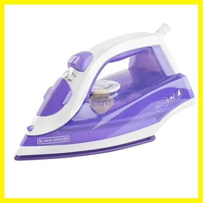 Plancha de vapor Black & Decker suela antiadherente IRBD204