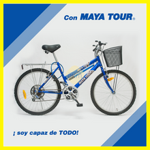 Cargar imagen en el visor de la galería, Bicicleta Maya Tour Montañesa de Dama Talla 24 Equipamiento Completo
