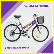 Cargar imagen en el visor de la galería, Bicicleta Maya Tour Montañesa de Dama Talla 24 Equipamiento Completo
