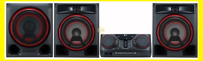 Minicomponente LG XBOOM CK57 de 1100 W de potencia RMS, Multi Bluetooth, TV Sound Sync, Karaoke